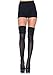 Produktbild Leg Avenue Damen Overknee Strümpfe schwarz Einheitsgröße One Size ca. 38 bis 40