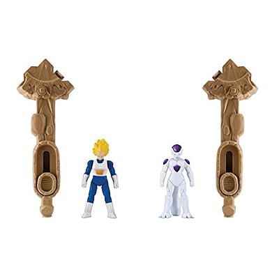 Bandai - 35942 - Figurine Dragon Ball - Set De Combat Mini Battle (2Fig/2Socles)