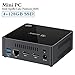 Produktbild Mini PC, Windows 10 Minipc, Intel Apollo Lake J4205, Support 4K/3.5'SATA/Dual HDMI/Dual WiFi/1000Mbps LAN/BT4.0, Mini Computer Desktop (4G/128G)