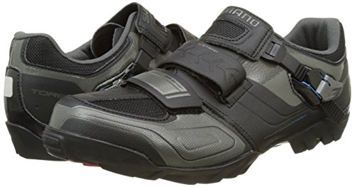 Shimano Erwachsene Fahrradschuhe MTB Radschuhe Breit SPD Klett-/Ratschenv. - 6
