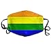 Produktbild Monicago Masken für Erwachsene, Face Masks Anti-Dust Mouth Cover Designer Pride Flag Flags And Gay On Pinterest Washable And Reusable Mask Warm Windproof For Women Men Boys Girls Kids