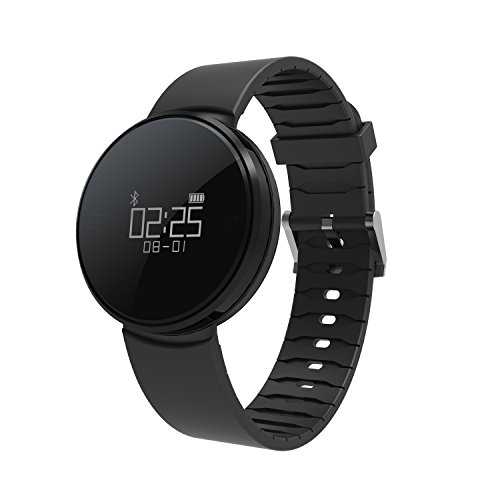 Fitness Smart Watch, Riversong Smart Uhr Bluetooth Fitness Tracker mit Blutdruckmessung, Aktivitätstracker, Schrittzähler, Kalorienzähler, Herzfrequenz-Anzeige, Schlaf-Monitor, Wecker für iOS und Android Smartphones