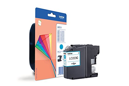 Brother Original Tintenpatrone LC-223C cyan (für Brother DCP-J562DW, DCP-J4120DW, MFC-J480DW, -J680DW, -880DW, -J4420DW, -J4620DW, -J4625DW, -J5320DW, -J5620DW, -J5625DW, -J5720DW) - 2