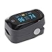 Produktbild Teepao Professional Fingertip Pulsoximeter tragbar Pulsoximeter Sensor Multifunktional für Überwachung Blutsauerstoffsättigung/Puls/PERFUSION Index/Sleep Qualität, mit OLED-Display, schwarz