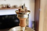 sm.ke - Premium Shisha Kopf aus hochwertigem Ton | Hitzeresistenter Tonkopf | Geschmacksneutraler Naturton | Einfacher Kopfbau + kinderleichte Reinigung - 