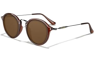 D.Franklin Gafas de sol unisex con cristales de protección UV - Modelo roller - Redondo - Para Hombre y Mujer - Sunglasses