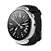 Produktbild J.W. 4G Bluetooth Smart Armbanduhr, IP67 Wasserdicht, 1.39inch runden Touchscreen, 2 Millionen HD-Pixel Kamera Sport Smartwatch für IOS Android, Silber,Silver