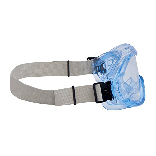 3M Fahrenheit Schutzbrille FheitSA, AS/AF/UV, A, klar Unbelüftet, Neoprene-Kopfband, inkl. Mikrofaserbeutel - 3