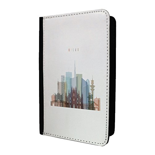 Preisvergleich Produktbild Mailand Skyline Passport Halter Schutzhülle – S298