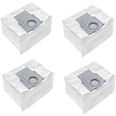 Roborock Robot S&uuml;p&uuml;rge ile Uyumlu 4'l&uuml; Toz Torbası, Q5 Pro, Q7 Max Plus, Q8 Max, S8 Plus, Q Revo S ile Uyumlu