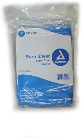 Think Safe BS6090 Sterile Disposable Burn Sheet, 90" L x 60" W