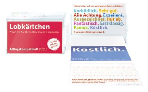 LOBKÄRTCHEN für ERWACHSENE von donkey products - 3