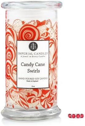 Candy Cane Swirls - Imperial Candles - Jewellery Soy Candle