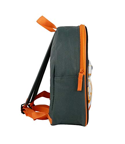 SAC A DOS 31CM NOIR ET ORANGE-STAR WARS DISNEY