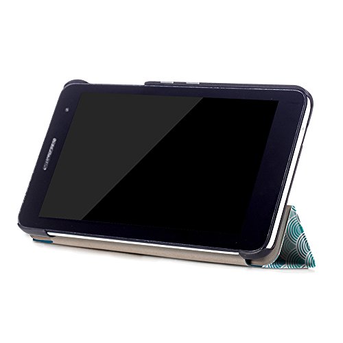 Tasche Huawei MediaPad T1 7.0 Hülle Ultra Slim Superleicht PU Leder Etui für Huawei Mediapad T1 7.0 Zoll Tablet Schutzhülle + Displayschutzfolien und Stylus - 5