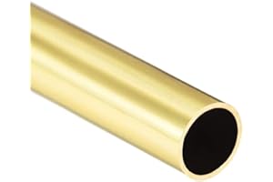 LSCAILIAO Tubo de latón - Tubo de latón H62 Creatividad Artesanal, Longitud 500 mm, Espesor de Pared 1 mm, diámetro Exterior 32-65 mm,Od 50mm
