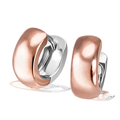 Goldmaid Unisex-Creolen 925 Sterlingsilber Ohrringe Schmuck