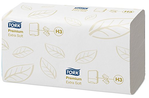 Tork extra weiche Zickzack Handtücher Premium hochweiß für Tork H3 Zickzack und Lagenfalz Handtücher-Systeme - 2