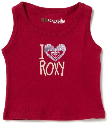 ROXY Baby-Girls Lovely Round Collar Vest, Pink (Rsp), 0-3 Months (Manufacturer size: 62)