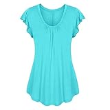 Yvelands Geschenkideen Tunika Damen Sommer blusen Damen Sommer Tops Damen Sommer Strandkleid Damen Rockabilly Kleider