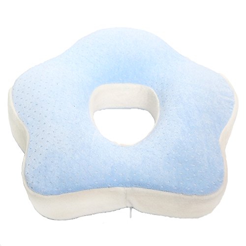 Preisvergleich Produktbild Tofern Mehrzweck- Meer Sternförmigen Gedächtnisschaumkissen Rückenkissen Sitzkissen - Himmelblau