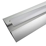 Kit que incluye perfil de aluminio, cubierta opal y tapas laterales. Para proteger y ocultar las tiras led, lo que permite realizar instalaciones profesionales, limpias y con estilo.