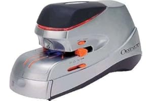 Rexel Agrafeuse Électrique Optima 70, 70 Feuilles, Moderne, Noir/Argenté