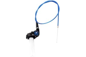 DIYARTS Cavo per manubrio da 7/8 pollici, maniglia per il gas Quick Turn Twist, in lega di alluminio, comando gas rapido, pezzo di ricambio per 50-250 CC ATV, Quad Pit Dirt Bike (blu)