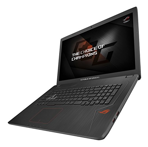 Asus ROG STRIX GL753VD-GC041T 43,9 cm (17,3 Zoll mattes Full-HD Display) Gaming Notebook (Intel Core i7-7700HQ, 8GB Arbeitsspeicher, 128GB SSD, 1TB HDD Festplatte, Nvidia GTX 1050 4GB VRAM, DVD Laufwerk, Win 10) schwarz - 4