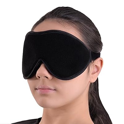 SleepTight By G7 Masque de sommeil de voyage pour un sommeil léger avec un blocage de la lumière à 100% Masque de couchage confortable pour une relaxation profonde Meilleur masque pour les yeux et masque de nuit luxueux - Sleep Mask