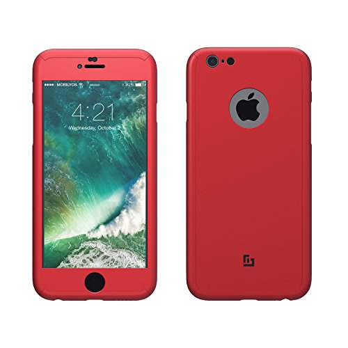 Funda iPhone 6s Plus 360 Grados Completa - Carcasa Integral y Cristal de Vidrio Templado para Movil Apple iPhone 6 6s Plus - Fundas Delantera y Trasera - iPhone 6s Plus 6 Plus Case y Cover Rojo reviews Funda iPhone 6s Plus 360 Grados Completa - Carcasa Integral y Cristal de Vidrio Templado para Movil Apple iPhone 6 6s Plus - Fundas Delantera y Trasera - iPhone 6s Plus 6 Plus Case y Cover Rojo