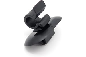 VVO Fasteners- Clips de plástico negro para Peugeot 1007, 106, 3008, 306, 306, 308, 308, 407, 5008, Partner Van (paquete de 2)