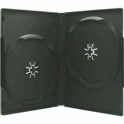 Xlayer 2fach DVD / CD Hülle Box 100er Pack schwarz