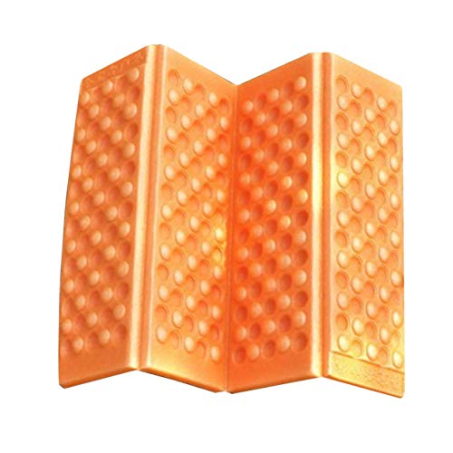 Adiabatique et subtile Structure de Bulle indépendante Pique-Nique Tampon d'humidité Mousse épaisse résistant à l'humidité Petits Coussins Tapis de Sol Frais - Orange