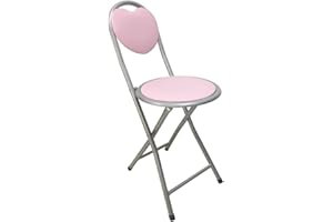We Search You Save Love Heart Shape Folding Chair - 3 Colors (Light Pink)