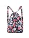 Produktbild SJBRHN Rucksack Mode Student College Rucksäcke wasserdichte Nylon Frauen Kordelzug Blumen Schulrucksack, Hshc