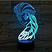Produktbild Usb 3d Led Nachtlicht Dekoration Mädchen Kinder Kinder Baby Geschenke Schwester Anna Tischlampe Nachttischlampe Prinzessin Königin Elsa Abbildung