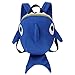 Produktbild Longra Baby Kinder Anti-Verloren Rucksack/Rucksäcke für Babys/Baby Backpack/Kindergartentasche/Kindergartenrucksack/Schultasche/Wickelrucksack für Babys/Kleine Kinder Hai Tier Rucksack (Blue)