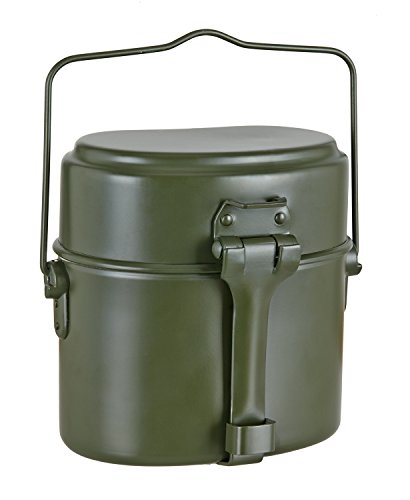 Bundeswehr Essgeschirrset Essbesteck + BW Aluminium Kochgeschirr + Edelstahltasse - 2