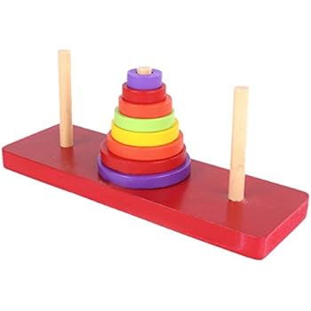 Gioco IN Legno Halbkuglekreisel Rosso 4,9cm Nuovo Gioco di Legno