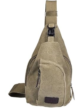 Faleto Herren klein Military Messenger Schultertasche Reise Wandern Outdoor Sport Tasche Sling Bag Unwucht Rucksack...