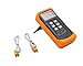 Price comparison product image niceEshop(TM) Dual Channel Digital Thermometer W 2 K-Type Thermocouple Sensor Probe (Orange)