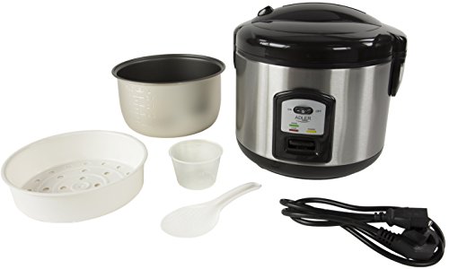 Reiskocher 1,5 Liter | Multikocher | Dampfgarer | Edelstahl Schnellkochtopf | Reis Kochtopf | Warmhaltefunktion | Automatische Abschaltfunktion - 3