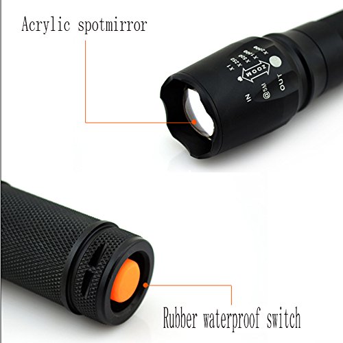 XCH 2000 Lumen CREE XM-L T6 LED Taschenlampe Zoomable Penlight 5 Modi Wasserdicht Lange Lebensdauer-Taschenlampe Linterna/Lanterna - 7