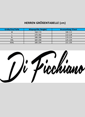 Di Ficchiano Herren Bademantel MATERA knielang mit Kapuze - 5