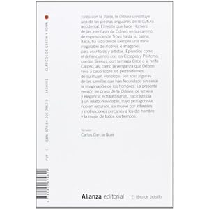 Odisea (El Libro De Bolsillo - Clásicos De Grecia Y Roma)