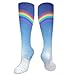 Produktbild HVCMNVB Stretch Socks Rainbow On The Clouds Soccer Socks Over The Calf Custom Personalized for Running,Athletic,Travel,Pregnancy