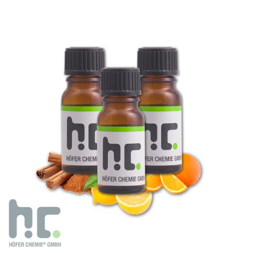 Duft Set 6 - mit 4 Düften - Zitrone, Zimt, Orange, Vanille - VERSANDKOSTENFREI