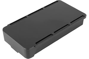 HARUPINK Punch Free Unsichtbare Schublade Selbstklebende Unter Schreibtisch Schublade Versteckt Unter Schreibtisch Schublade Aufbewahrungsbox Kunststoff erschiedenes Organizer für Home Office Küche(Schwarz)