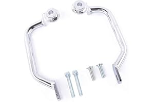 FATEXPRESS Motorrad Stahl Hintersitz Beifahrer Haltegriff Sitz Seitenhandlauf Griff Kit für Z900RS Z900 RS Z 900 RS Z950RS Z950 RS Z 950 RS 2017 2018 2019 2020 2021 2022 2023 Zubehör (Chrom)